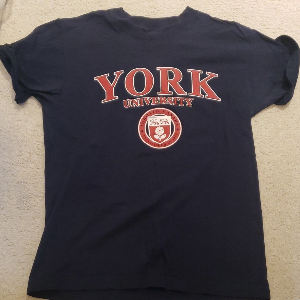 York University Woman's Navy T-Shirt